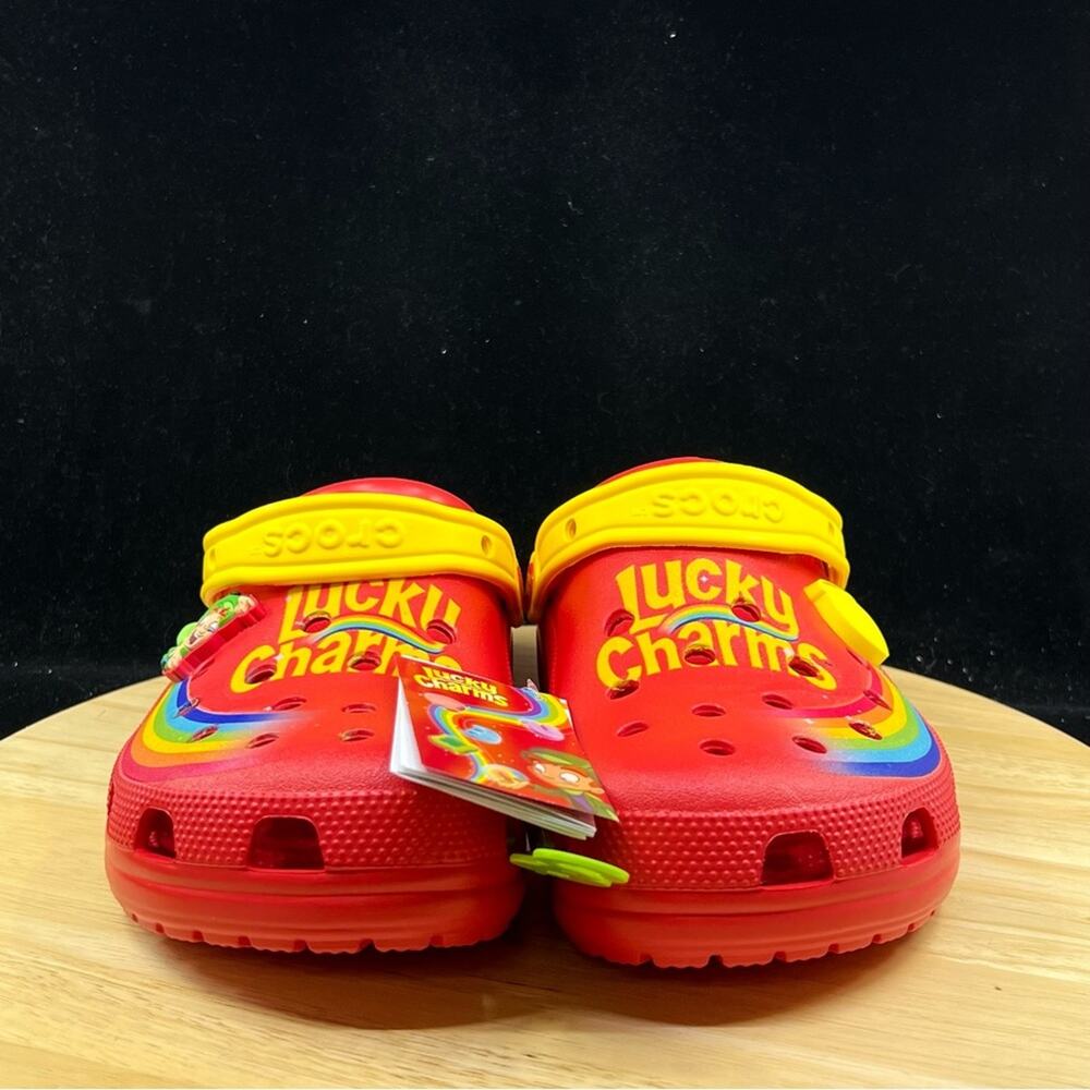Crocs Lucky Charms Clogs Magically Delicious Cereal Red Mens Size 13 - Picture 2 of 8